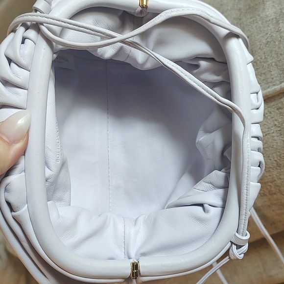 Bottega Veneta Lilac/Light Purple Mini "The Pouch" Bag *See Notes About Spots* - Picture 13 of 14